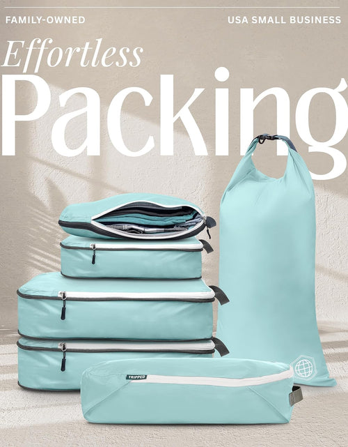 Load image into Gallery viewer, Compression Packing Cubes Set for Travel - Lightweight, Durable Clothes Organizer for Carry-On Luggage and Suitcases by
