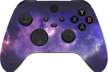Custom Shell for Xbox Series X & S Controller, Nebula Galaxy Replacement Cover Front Housing Cover for Xbox Core Controller Wireless