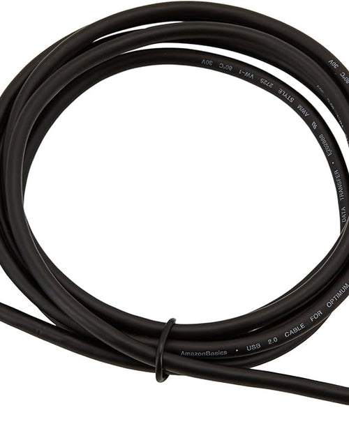 Load image into Gallery viewer, USB 2.0 Printer Cable - A-Male to B-Male Cord - 6 Feet (1.8 Meters), Black
