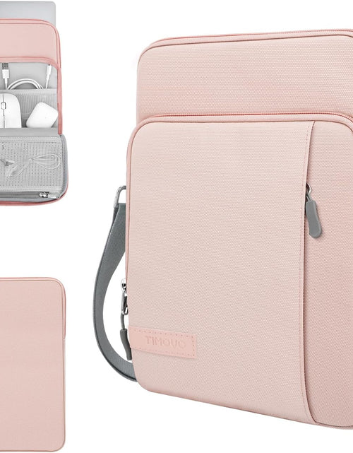Load image into Gallery viewer, 13.3-14 Inch Laptop Sleeve Case Carrying Bag with Pockets for Surface Pro 9/8/X, Macbook Air 2022-2018, Macbook Pro M2 14" /13" M2/M1 Pro/M1 Max 14.2 2023-2021, Galaxy Tab S9+/S8+ 12.4",Pink
