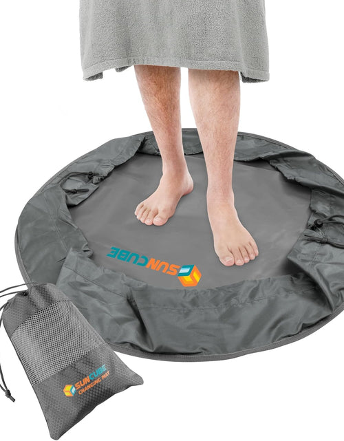 Load image into Gallery viewer, Wetsuit Changing Mat, Waterproof Surf Bag, Drawstring Wetsuit Bag, Surfing Accessories for Kayakers, Dry Bag for Beach, Durable Compact No Leak Mat for Scuba
