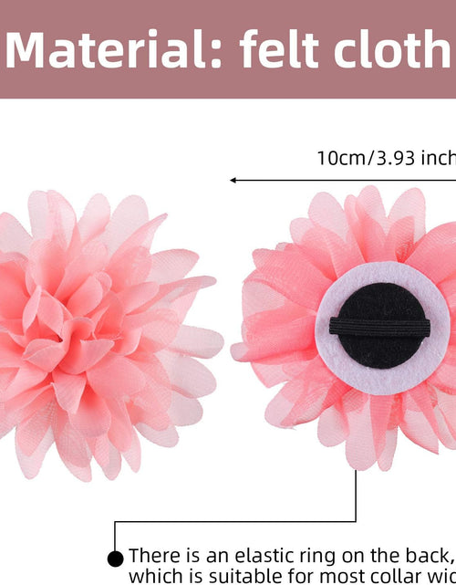 Load image into Gallery viewer, 20 Pieces Dog Collar Flowers Pet Flower Bow Ties Multi-Color Dog Charms Flower for Puppy Dog Collar Grooming Accessories (10 Cm/ 4 Inch)
