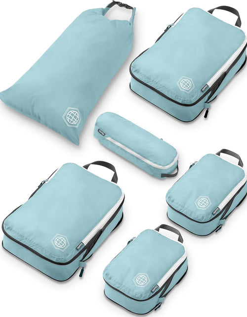 Load image into Gallery viewer, Compression Packing Cubes Set for Travel - Lightweight, Durable Clothes Organizer for Carry-On Luggage and Suitcases by
