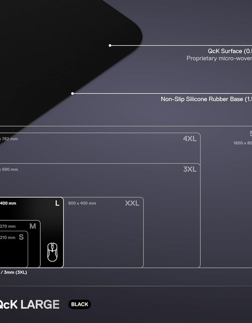 Load image into Gallery viewer, Qck Gaming Mouse Pad - Large Cloth - Optimized for Gaming Sensors
